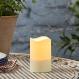 Solar LED Candle Set – 3 Heights, Warm White Light & Weatherproof Design