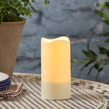 Solar LED Candle Set – 3 Heights, Warm White Light & Weatherproof Design