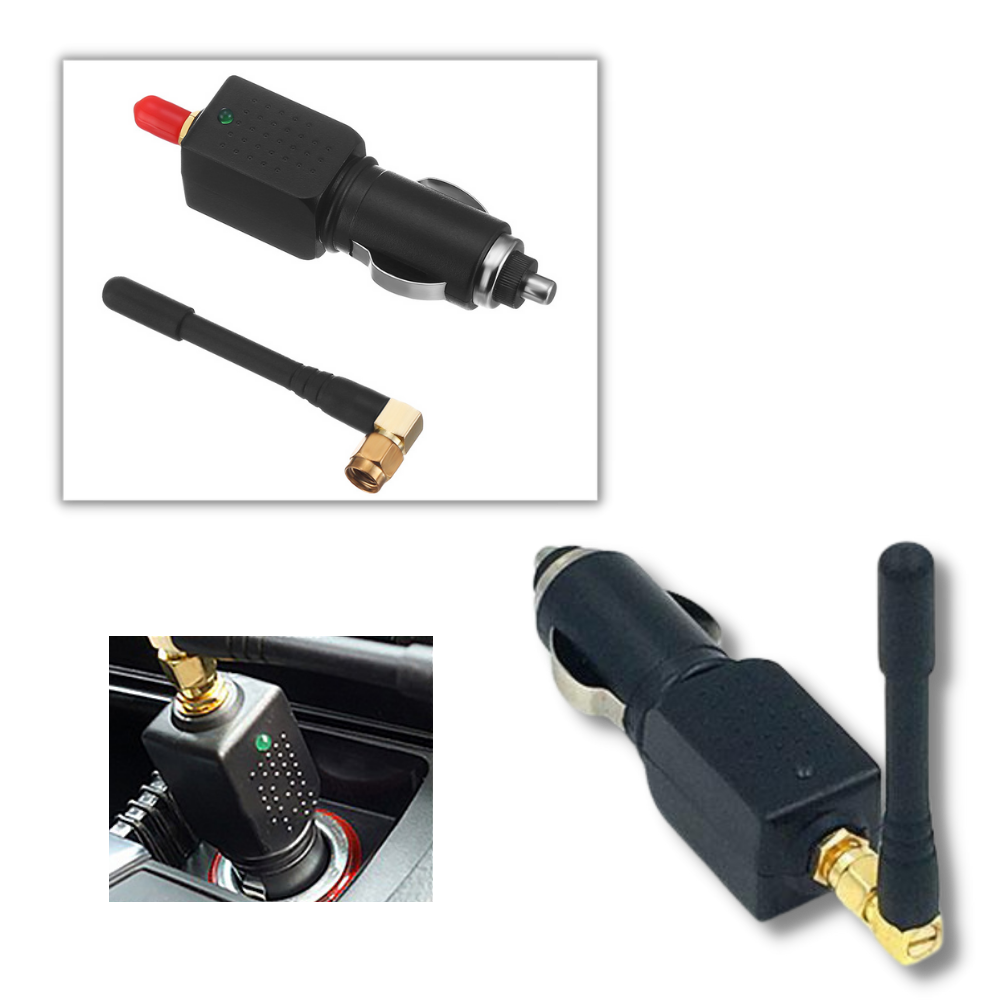 GPS Signal Blocker for Car – 12V Plug-In, External Antenna & Portable Design