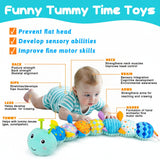 Baby Toys Sensory Caterpillar Plush Musical Tummy Time Toy