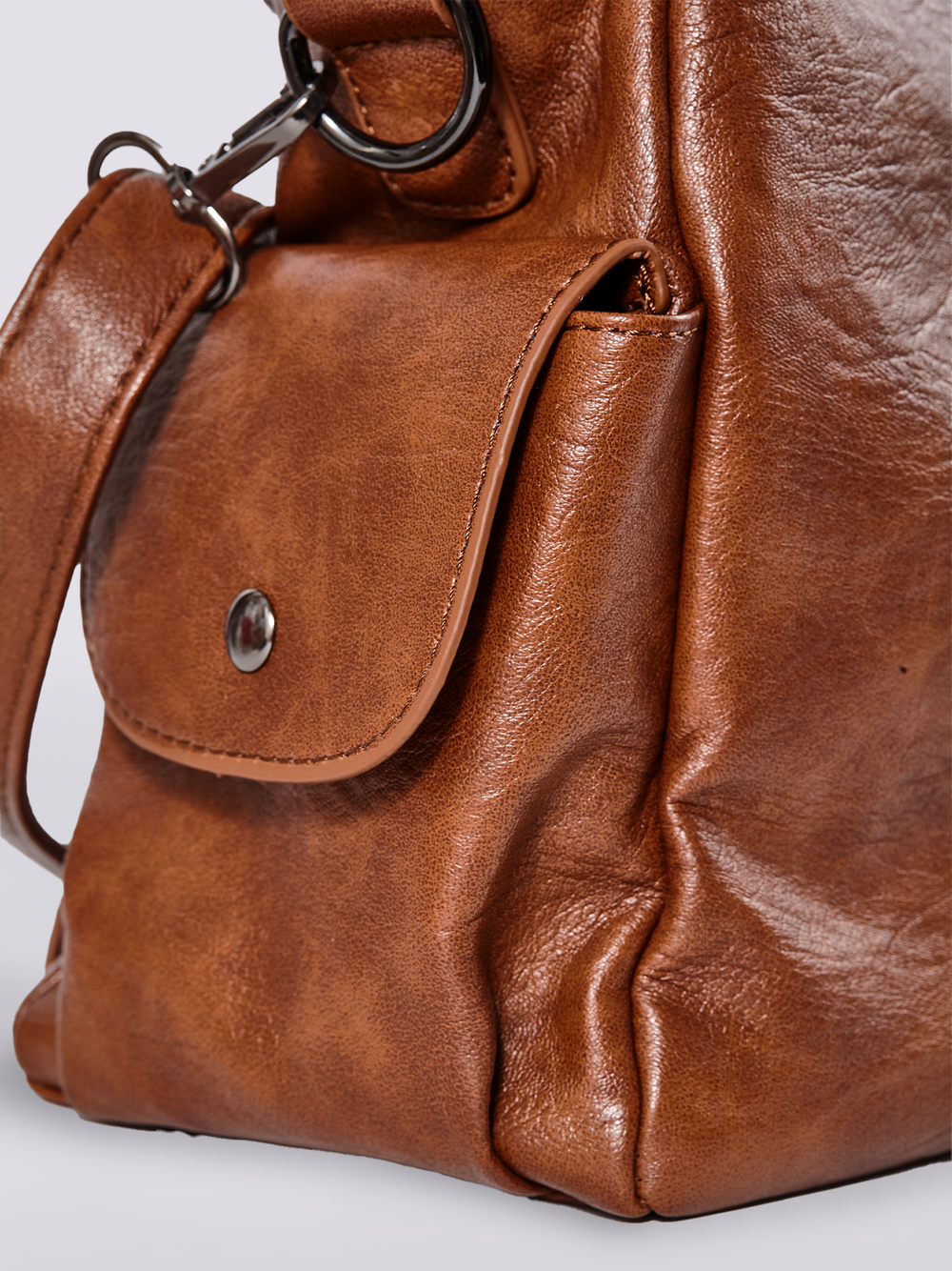 Stylische Handtasche mit Reißverschlusstaschen & Abnehmbarem Trageriemen – Ideal für Alltag & Reisen