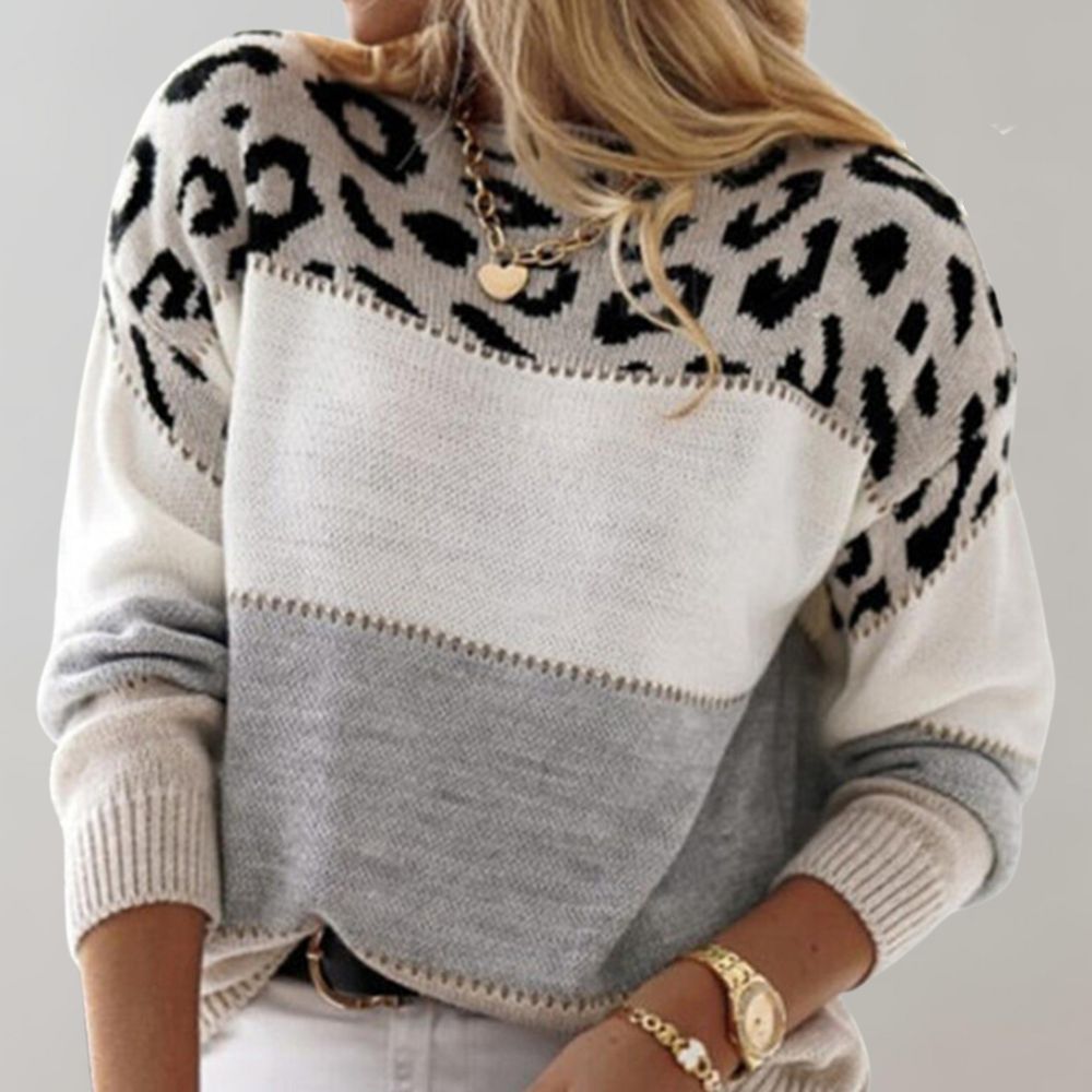 Cheyenne Leo-Design Pullover – Bequemer Damenpullover für Stil und Komfort