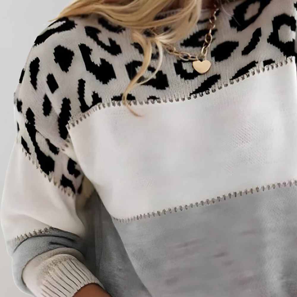 Cheyenne Leo-Design Pullover – Bequemer Damenpullover für Stil und Komfort