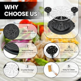 Kitchen Tool Manual Meat Shredder Glass Bowl Non Slip Base