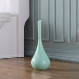 Silicone Toilet Brush with Holder – Flexible Head, Ventilated Base & Drip-Free