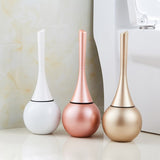 Silicone Toilet Brush with Holder – Flexible Head, Ventilated Base & Drip-Free