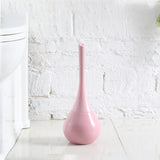Silicone Toilet Brush with Holder – Flexible Head, Ventilated Base & Drip-Free