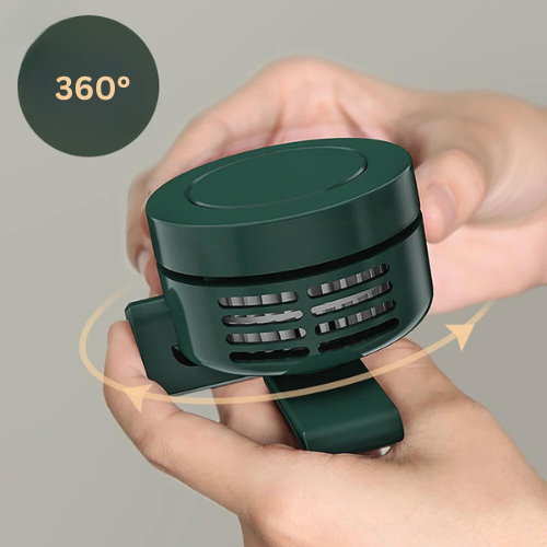 USB Clip Fan – 360° Rotation, Strong Clamp Mount & Compact Design