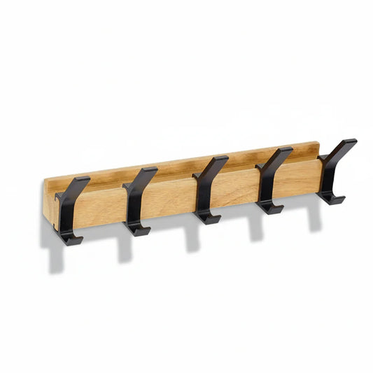 Wall Coat Rack – Scandinavian Wood, Hook & Entryway