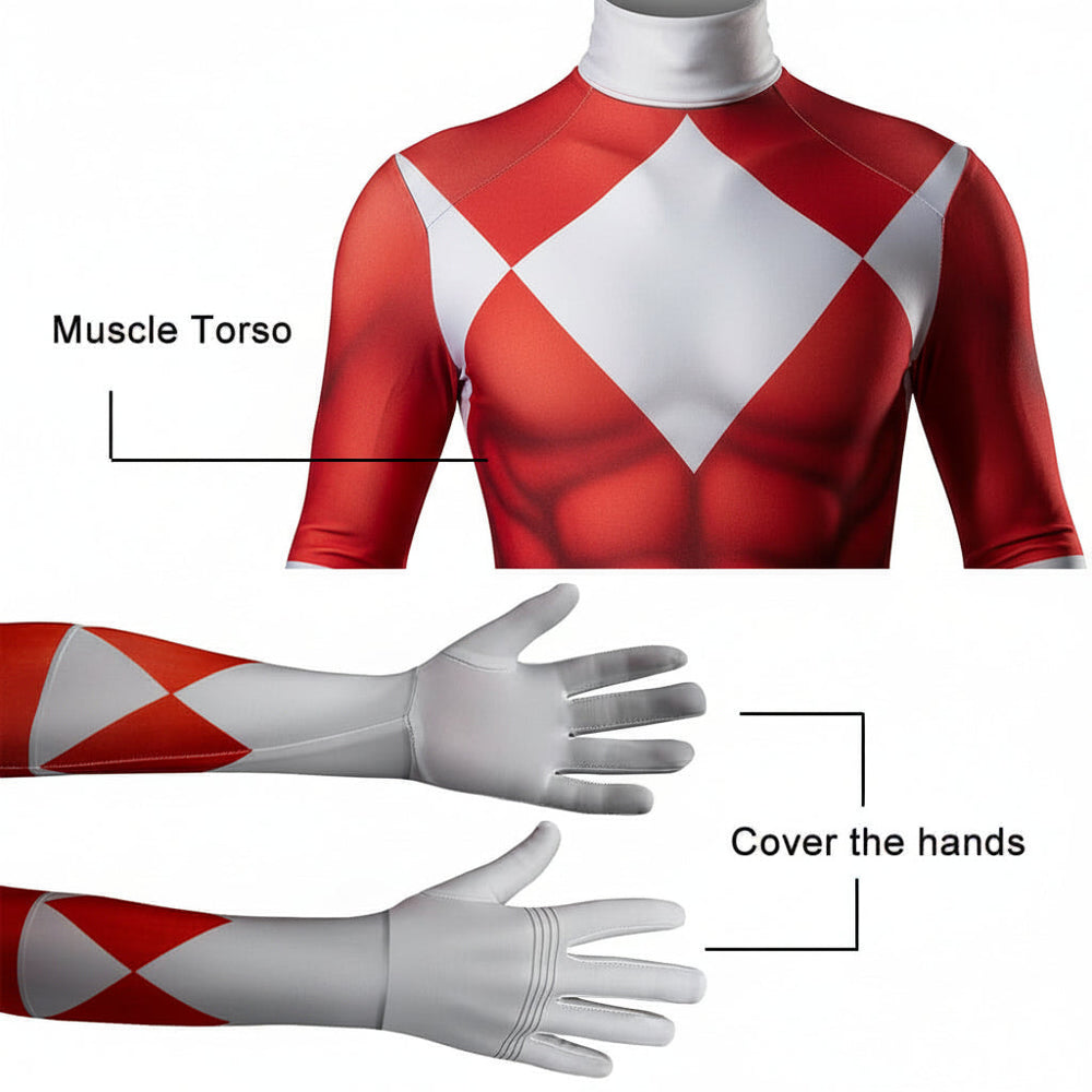 Kids Superhero Costume – Muscle Print Jumpsuit & Party Outfit