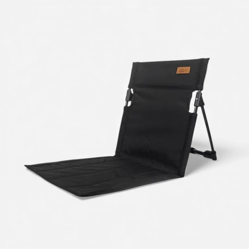 Folding Floor Chair – Adjustable Backrest, Padded Seat & Aluminum Frame
