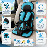 Car Seat Portable Child Travel Safety Harness Booster