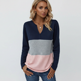Casual V-neck Sweater - Marie - 4