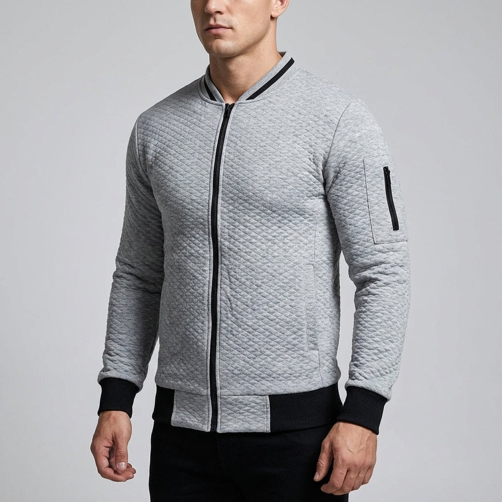 Casual jacket with arm zipper - Roberto - 2