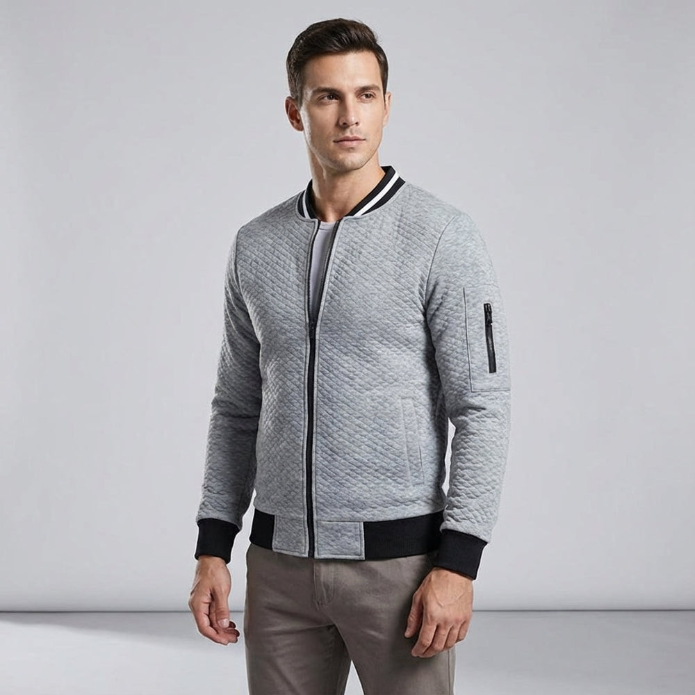 Casual jacket with arm zipper - Roberto - 4