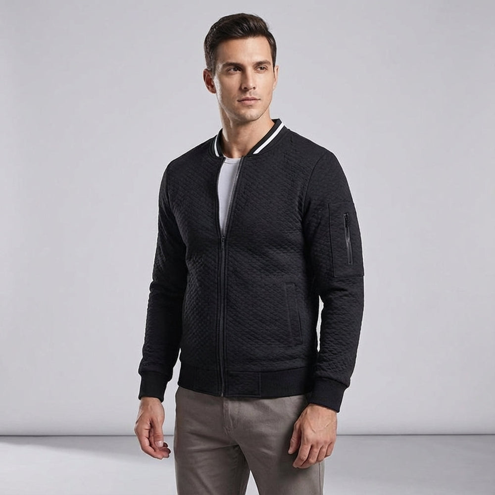 Casual jacket with arm zipper - Roberto - 5