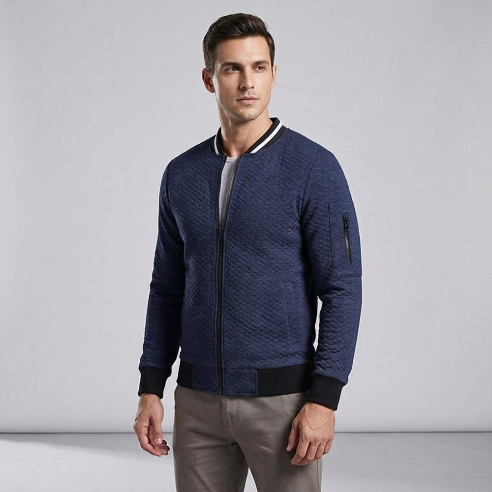 Casual jacket with arm zipper - Roberto - 6