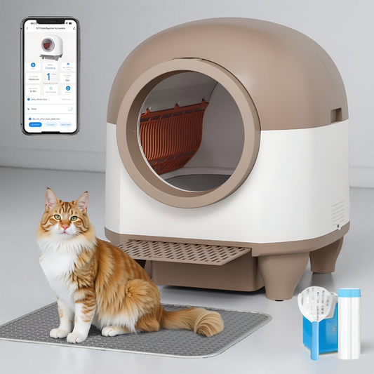 Automatic Cat Litter Box – Self-Cleaning Function & Smart App Control