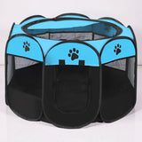 Cat Playpen Foldable Mesh Portable Pet Tent