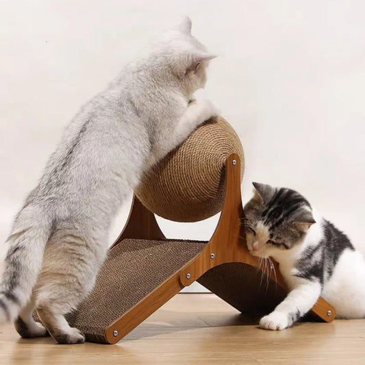 Cat Scratcher Ball – Interactive Play, Climbing Toy & Pet Exercise
