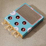 Cat Scratcher Puzzle Box Interactive Toy Scratching Board