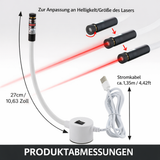Magnetic Laser Sewing Guide – 3 Interchangeable Heads, 360° Gooseneck & USB 5V