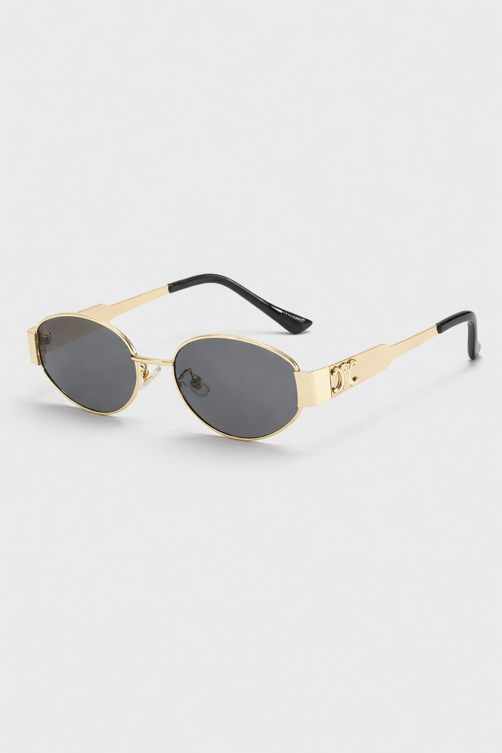 Isabella Moreno | Luxe Black-Gold Sunglasses