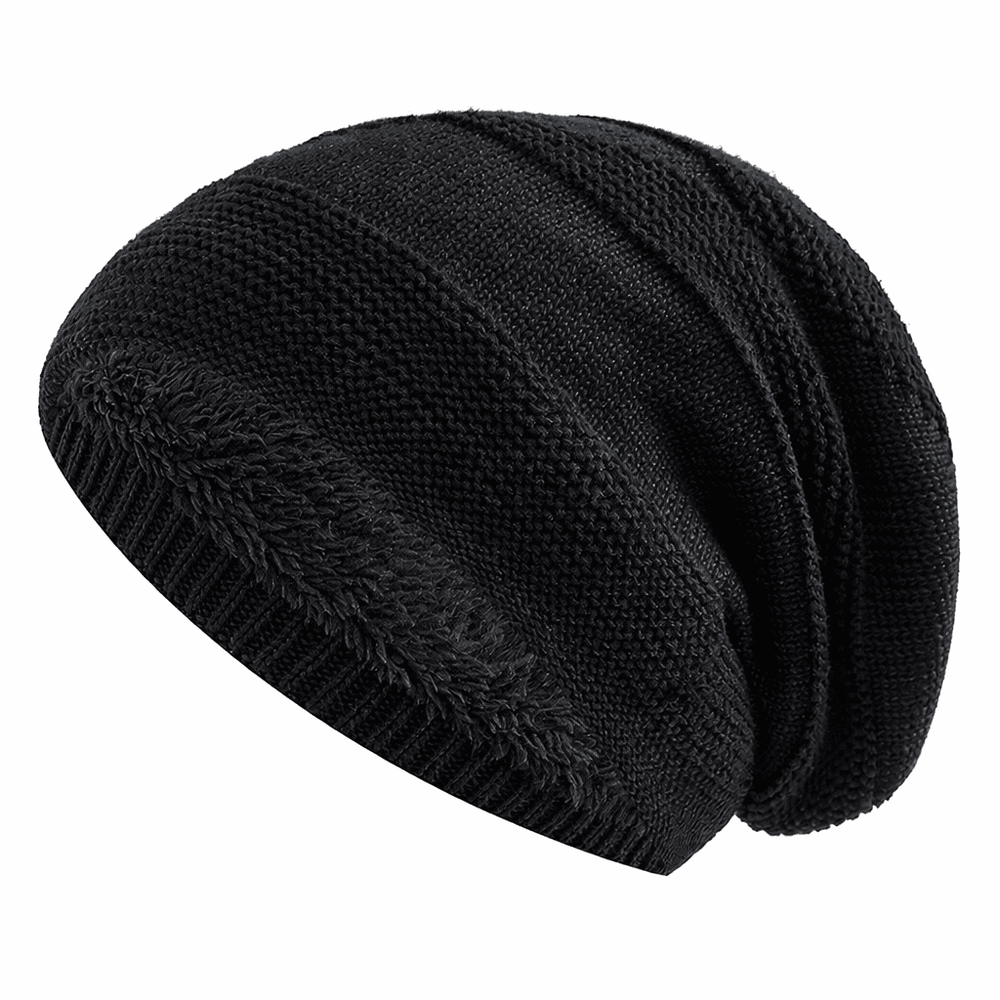 Fleece-Lined Slouchy Beanie – Warm & Cozy Winter Hat for Ultimate Comfort