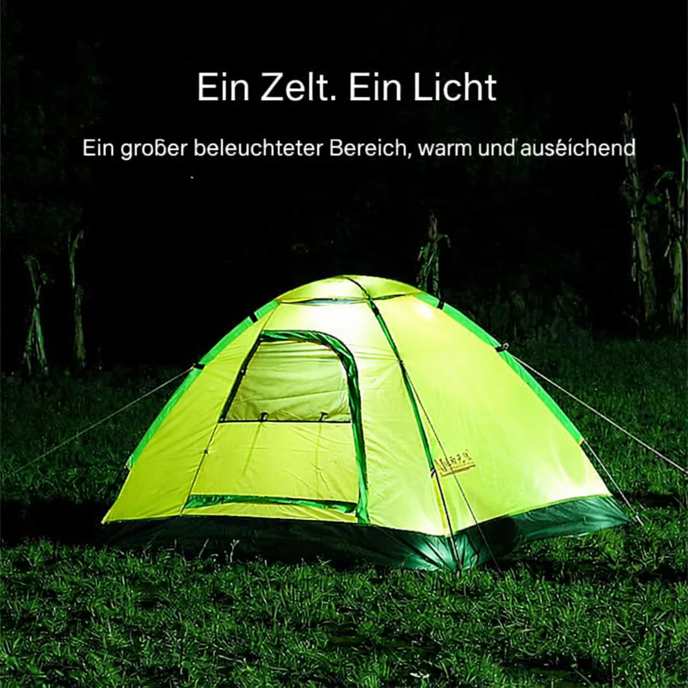 Solar LED Camping Lantern – USB Power Bank, Telescopic & Rechargeable