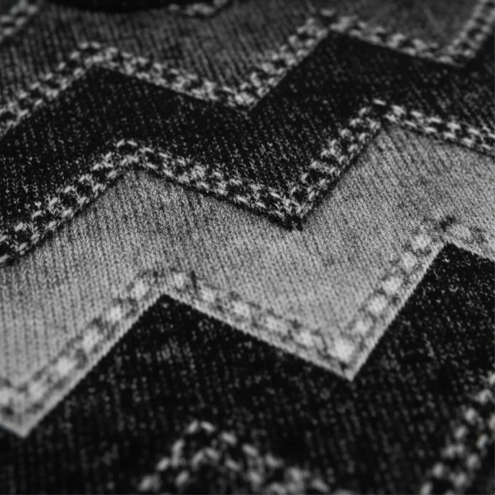 Chevron pattern knitted jumper - Isabella