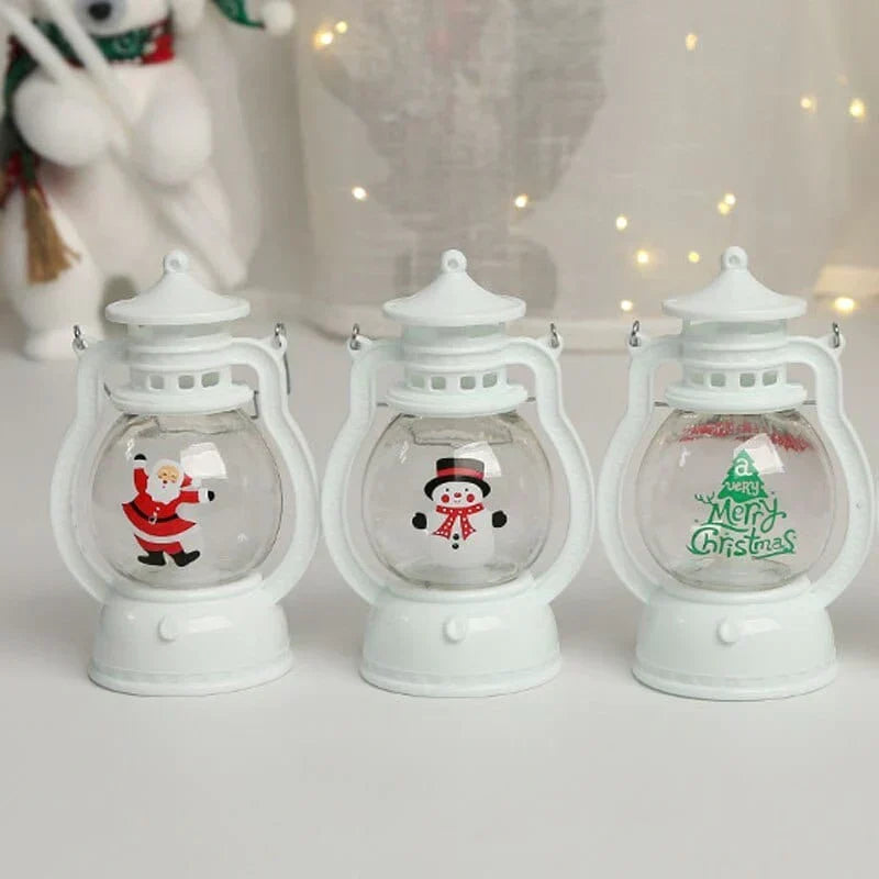 Christmas Candle Lantern – Festive Tabletop Holiday Lantern
