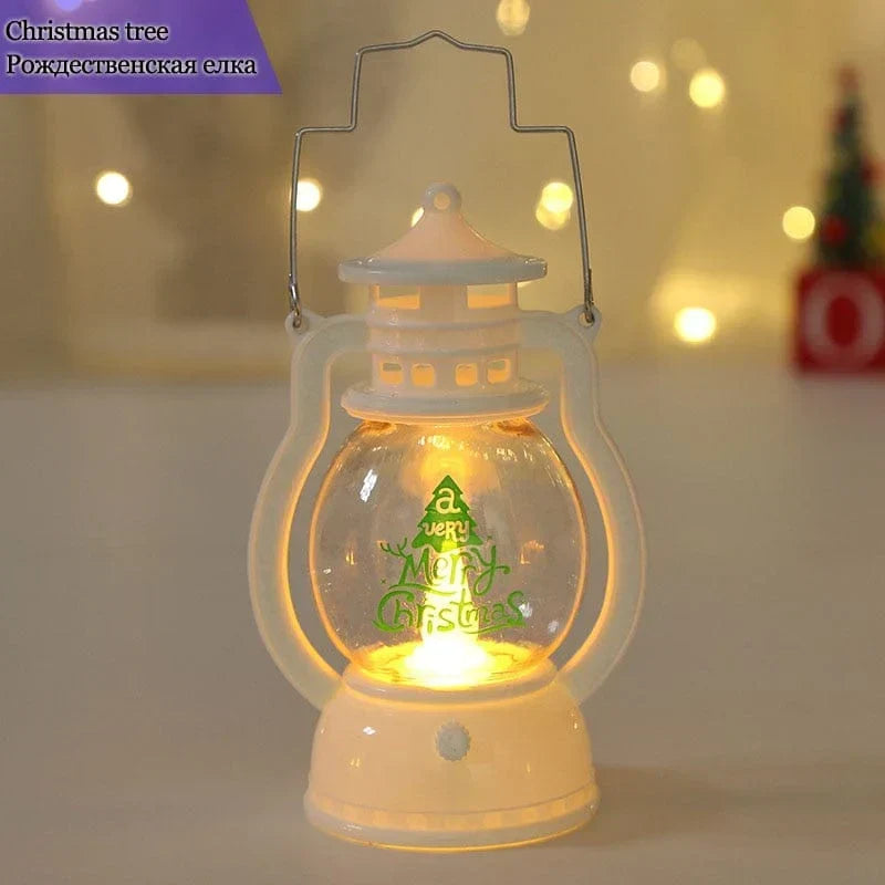 Christmas Candle Lantern – Festive Tabletop Holiday Lantern