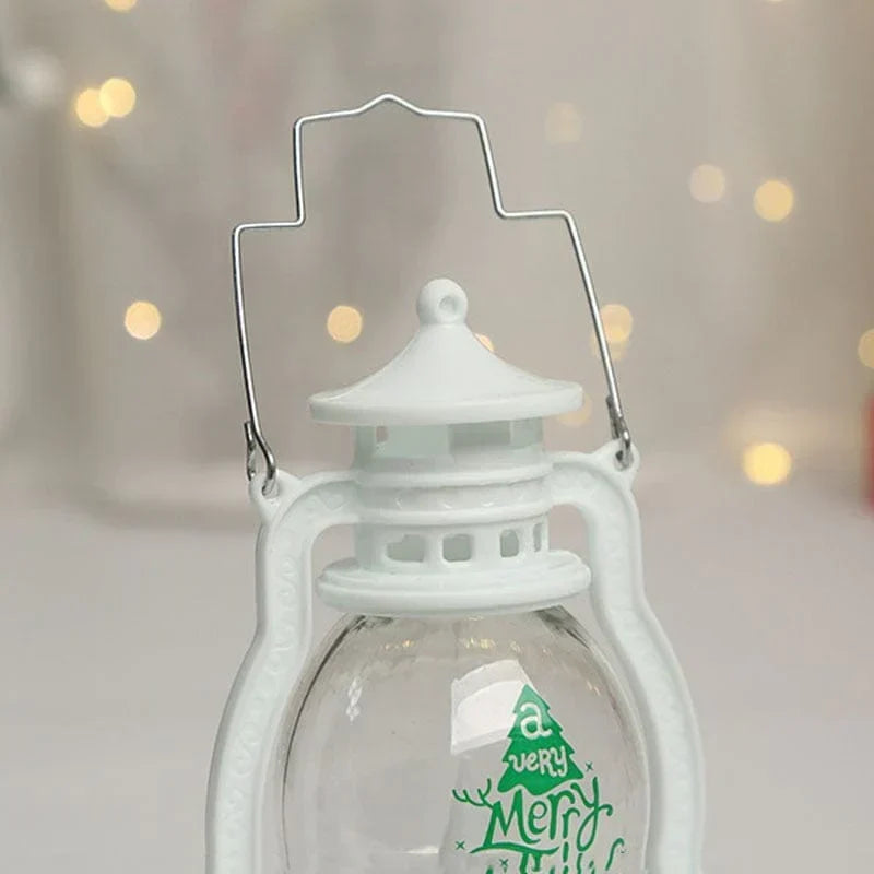 Christmas Candle Lantern – Festive Tabletop Holiday Lantern