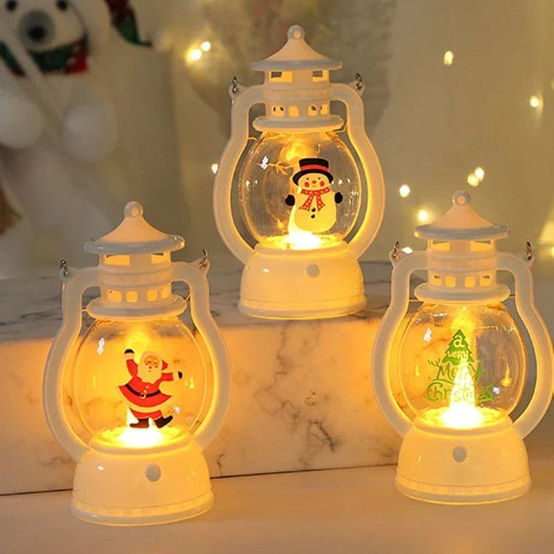 Christmas Candle Lantern – Festive Tabletop Holiday Lantern