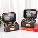 Christmas Music Box – Vintage Wind-Up Holiday Keepsake