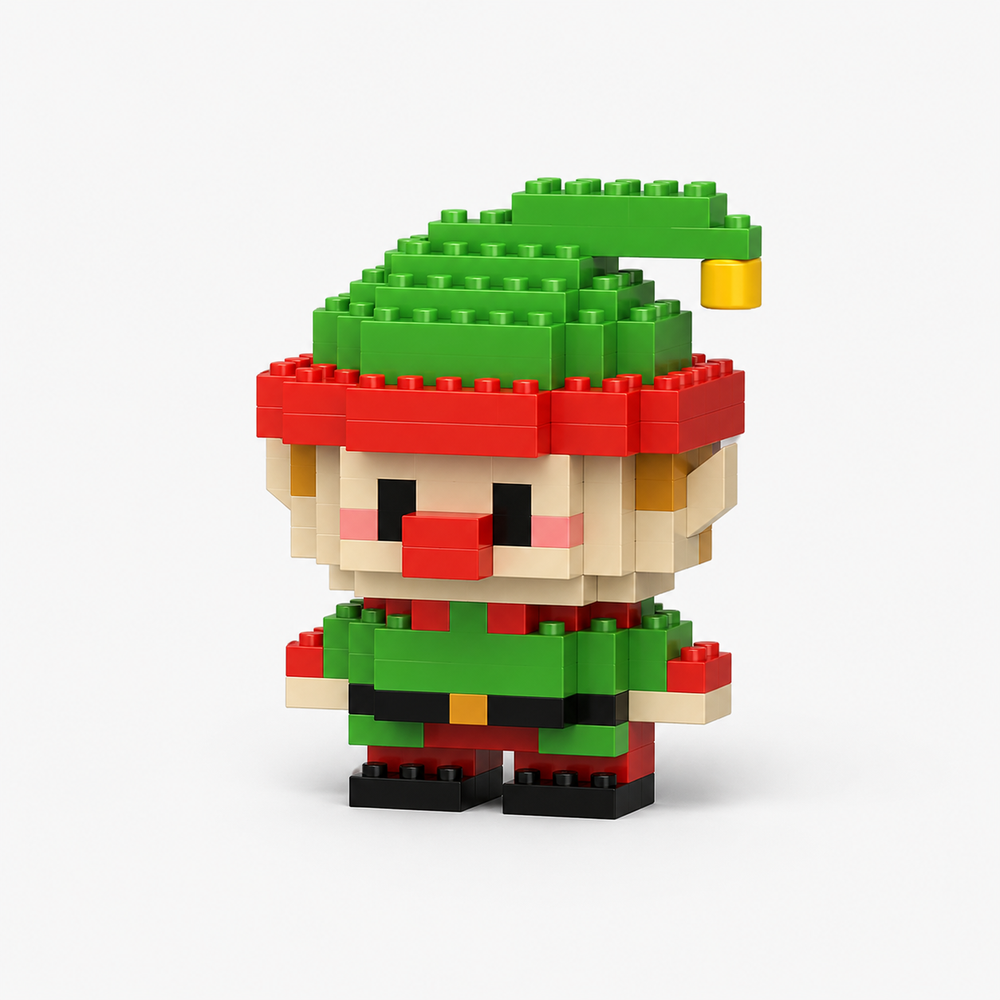 Christmas Building Blocks Set – Kids Family Activity, Multiple Characters