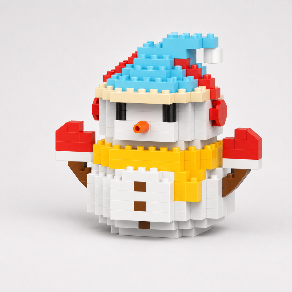 Christmas Building Blocks Set – Kids Family Activity, Multiple Characters