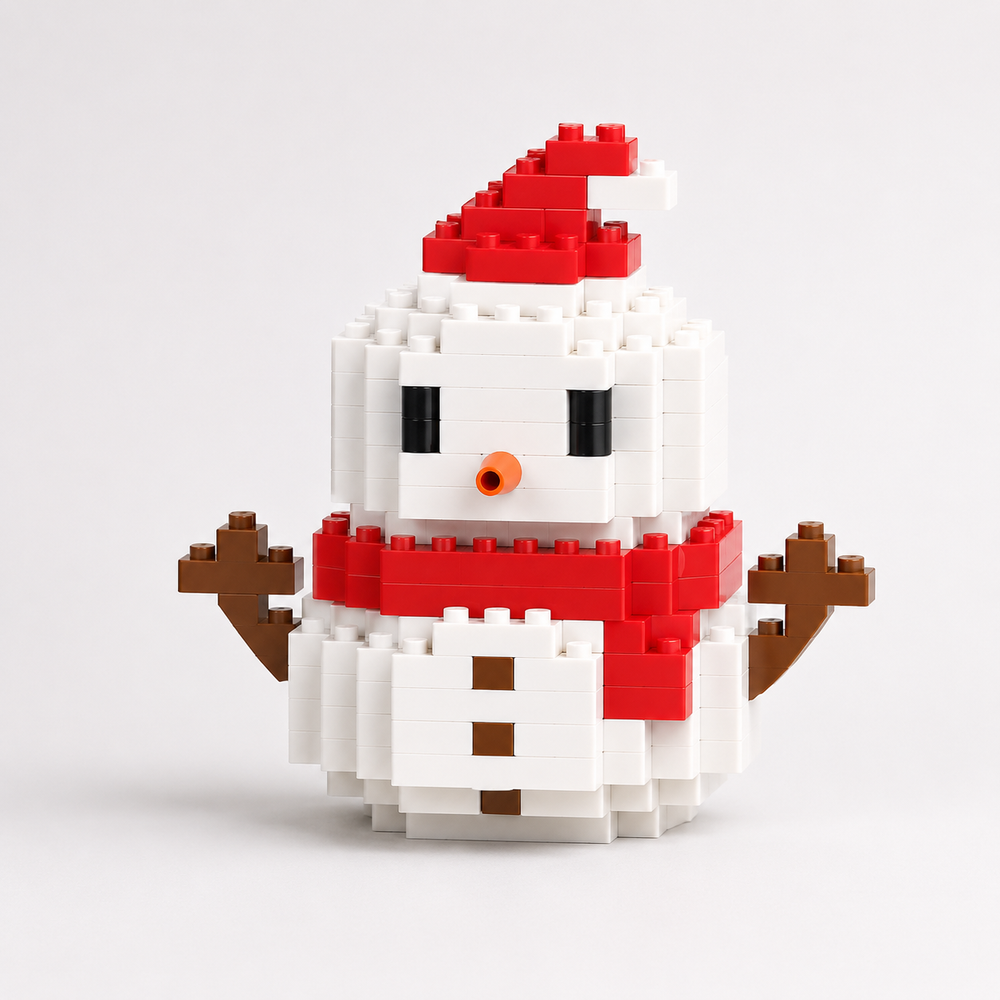 Christmas Building Blocks Set – Kids Family Activity, Multiple Characters