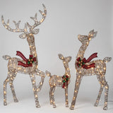 Christmas Outdoor Decorations LED Reindeer Garden Display