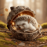 Christmas Tree Ornaments Handcrafted Woodland Animal Acorn Decorations