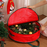 Ornament Storage Bag Polyester Christmas Decoration Organizer