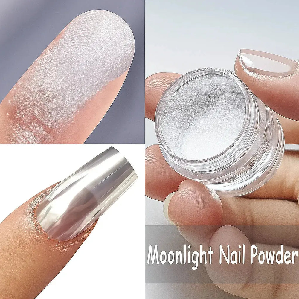 Chrom-Nagelpuder – Erziele Salon-Qualität für Zuhause! Nur €19,95 statt €50 im Studio – Glänzende Nägel in Minuten!
