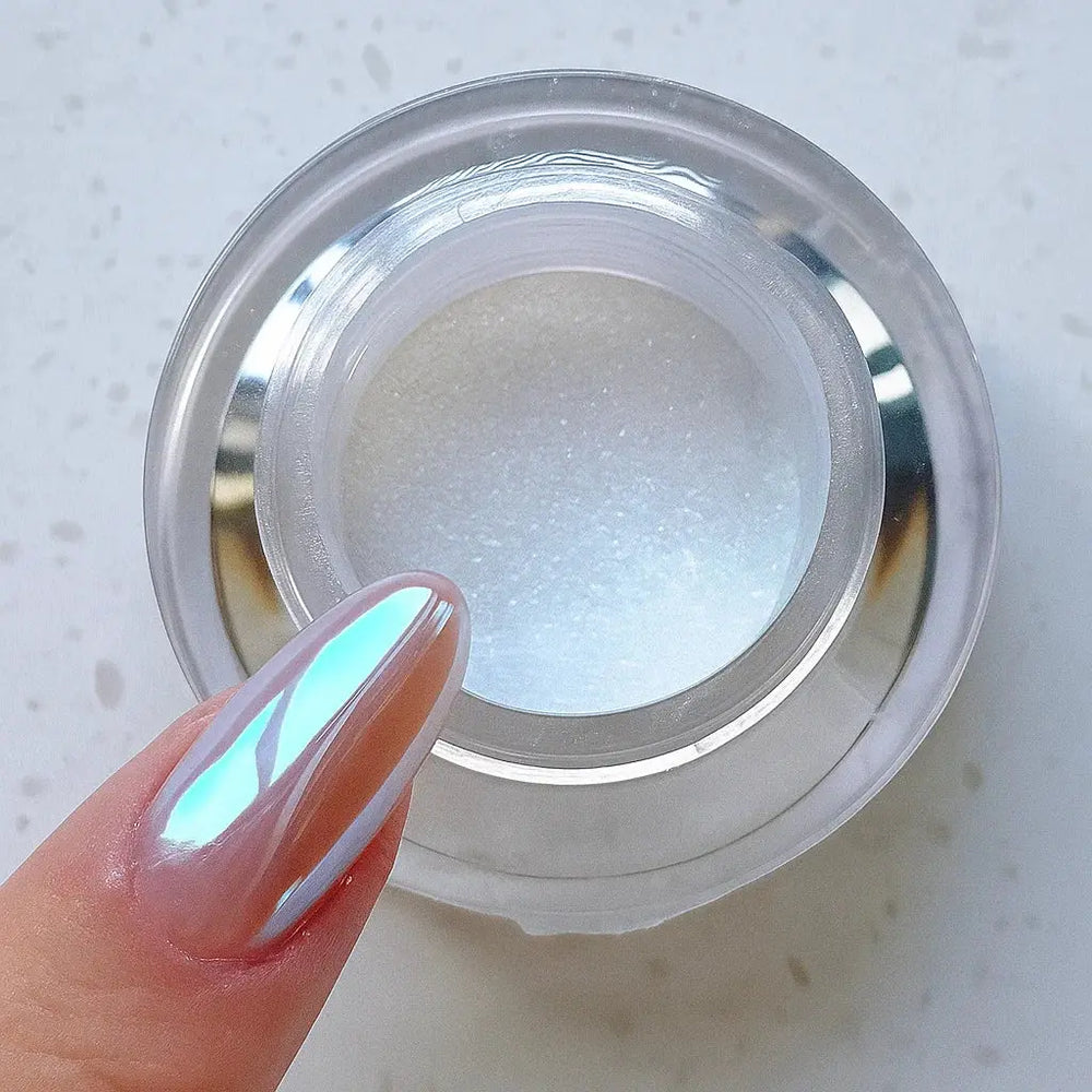 Chrom-Nagelpuder – Erziele Salon-Qualität für Zuhause! Nur €19,95 statt €50 im Studio – Glänzende Nägel in Minuten!