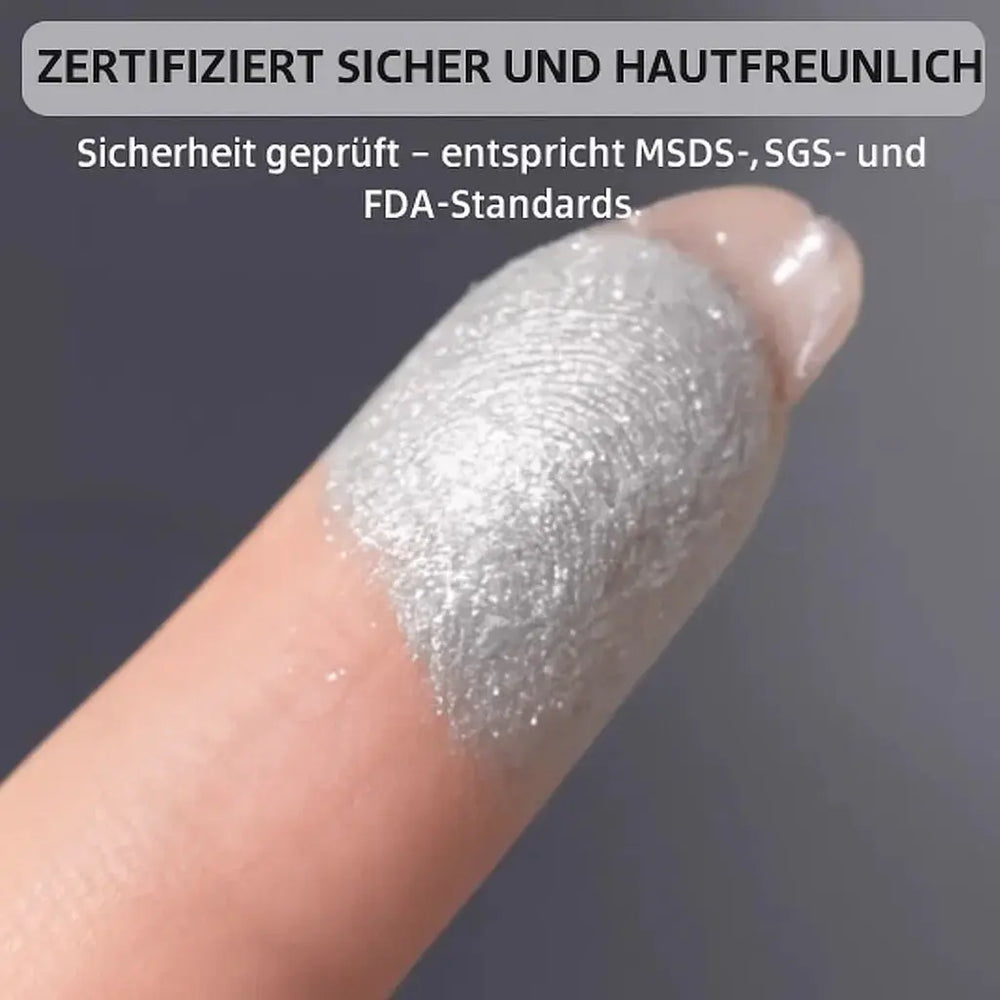 Chrom-Nagelpuder – Erziele Salon-Qualität für Zuhause! Nur €19,95 statt €50 im Studio – Glänzende Nägel in Minuten!
