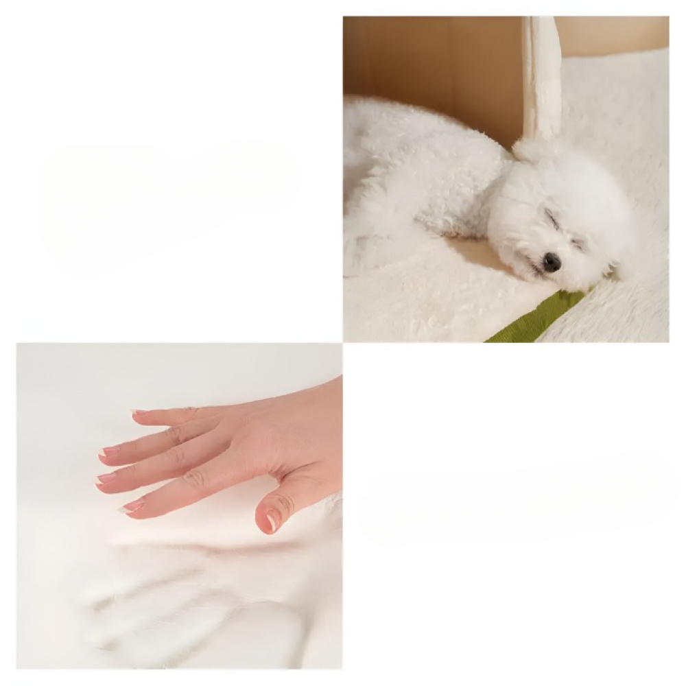 Convertible Dog Cave Bed 2-in-1 – Orthopedic Foam, 3 Sizes & Washable Cover for Dogs & Cats