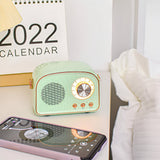 Retro Bluetooth Speaker – Vintage Wood Design, Bluetooth 5.0 & 10m Range