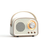 Retro Bluetooth Speaker – Vintage Wood Design, Bluetooth 5.0 & 10m Range