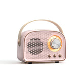 Retro Bluetooth Speaker – Vintage Wood Design, Bluetooth 5.0 & 10m Range