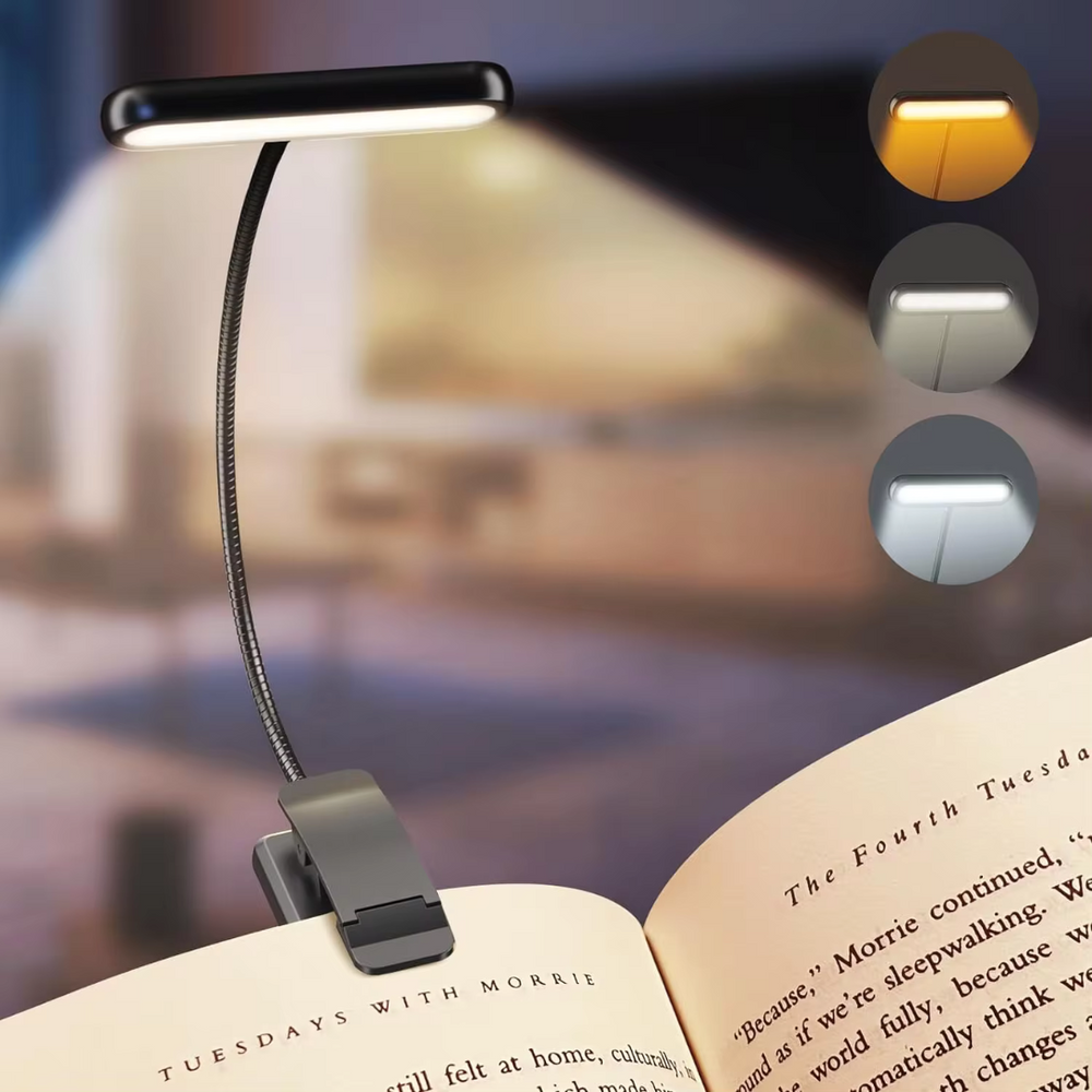 Enhanced Product Title: "Verstellbare LED-Klemmleuchte mit Einstellbarer Helligkeit & Farbtemperatur – Ideal für Zuhause und Büro" 

This title includes relevant keywords while emphasizing the product's features and potential use cases, making it more app