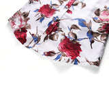 Finn floral pattern shirt detail